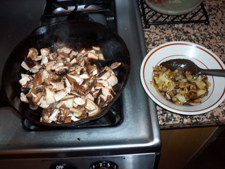 [Cooking the Mushrooms]