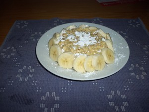 [Barley and Banana Pudding]