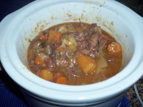 [Oxtails with flour added.]