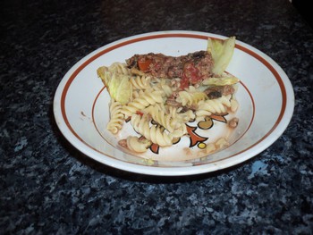 [Lenten Cabbage and Pasta]