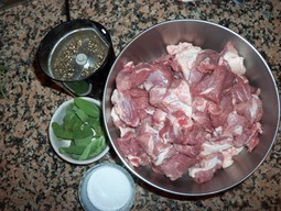 [Picture of pre-grind Mise-en-place]